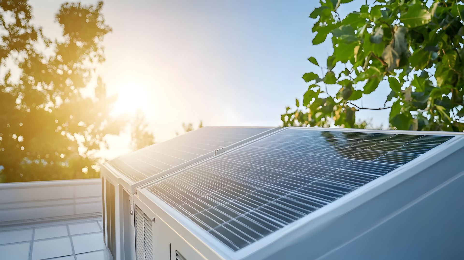 Airco op zonnepanelen