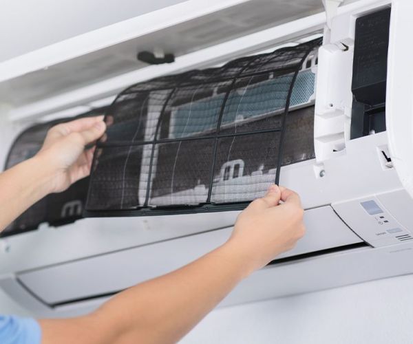 Gemonteerde airco binnenunit